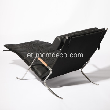 Kaasaegne Black Chaise Lounge&#39;i tool